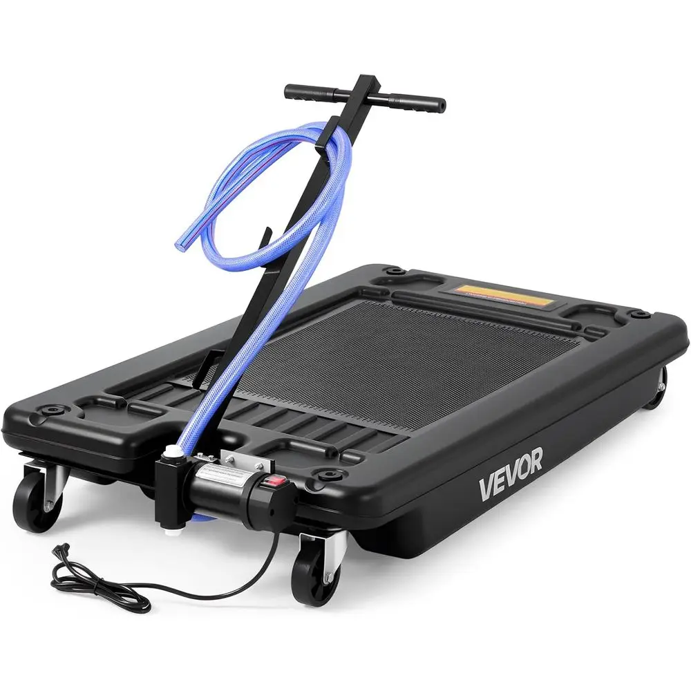 

Компактный поддон для слива масла на 17 галлонов с электрическим насосом, шлангом 7,2 фута, ручкой, герметичный, подходит для транспортных средств