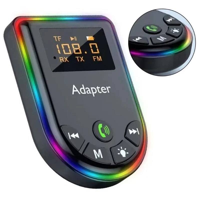 87HE HIFI Wireless Transiver Card TF Play Aux Sound Adapter for Car PC