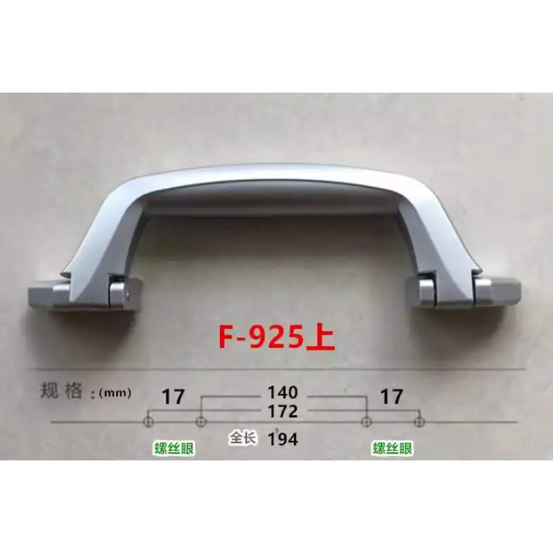 Replacement Upper Luggage Handle Repair Hardware Part For Aluminum Shell Travel Trolley Suitcase Universal Repair Accessory
