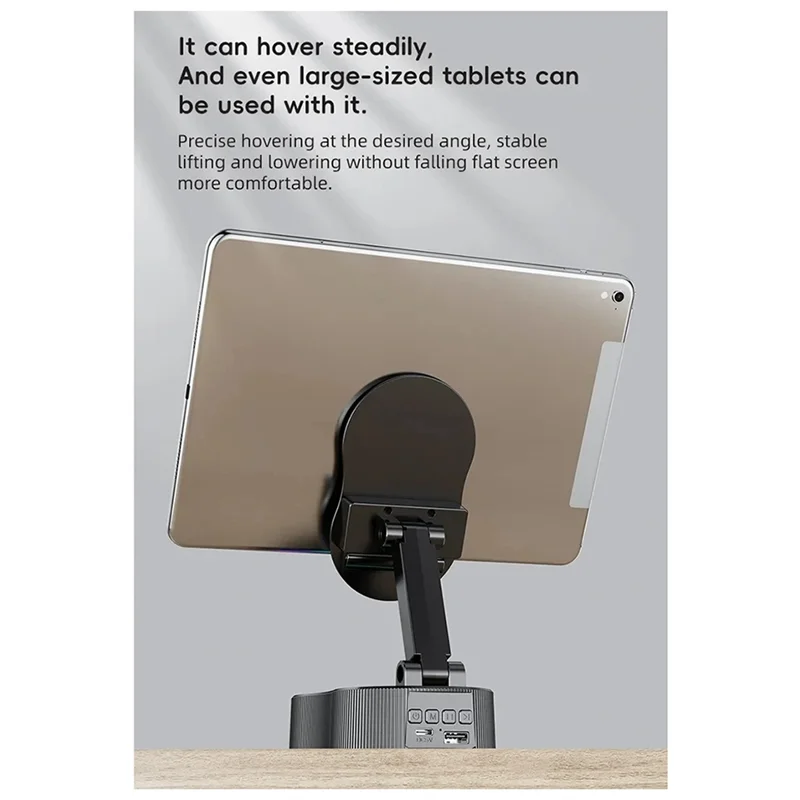 Banco de energía Altavoz Bluetooth Soporte de altavoz para teléfono móvil para mostrador Vanidad Mesita de noche Coche de viaje-TCE