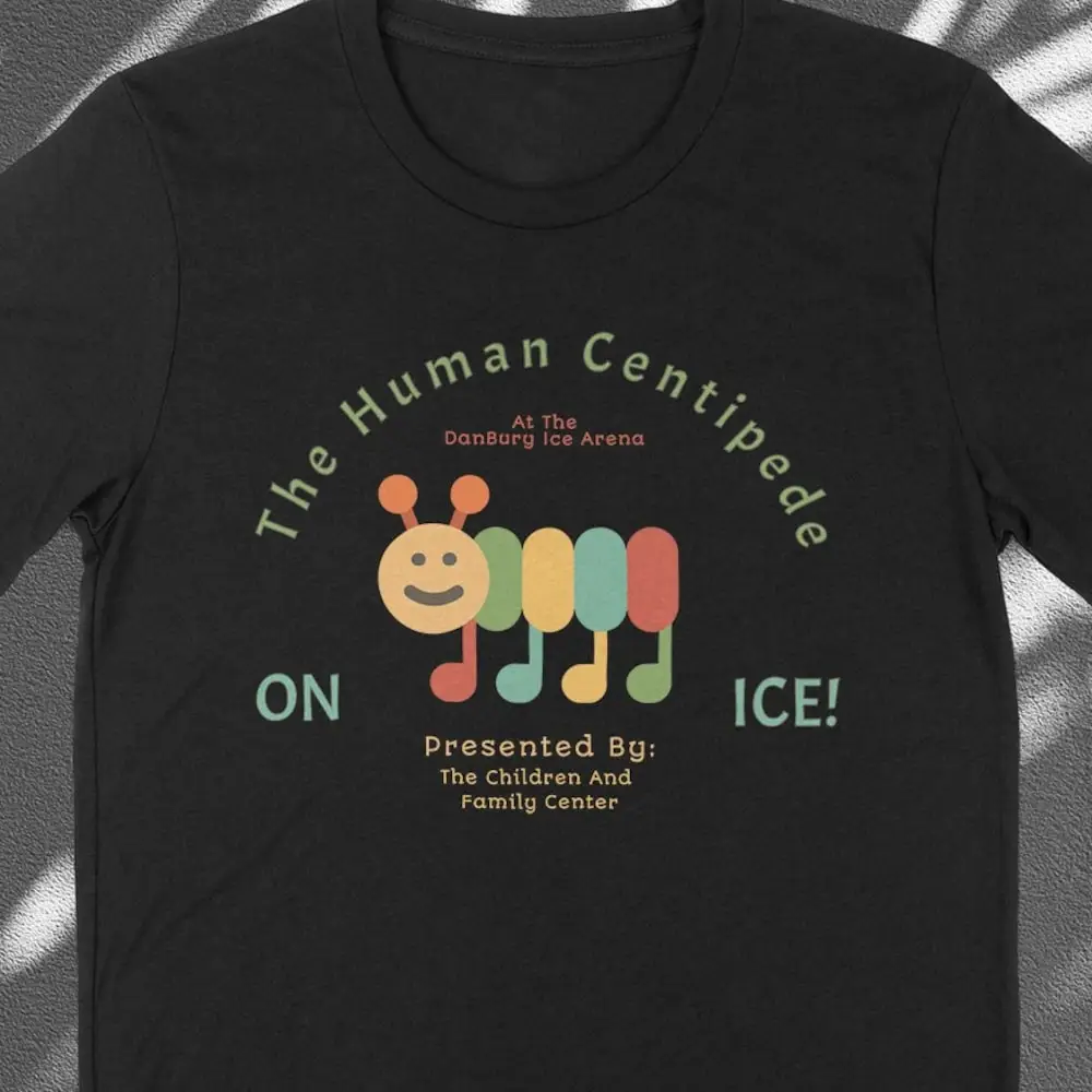 Human Centipede On Ice T Shirt Meme Funny Movie Parody Gag Ironic Comedy Dark Humor Inappropriate