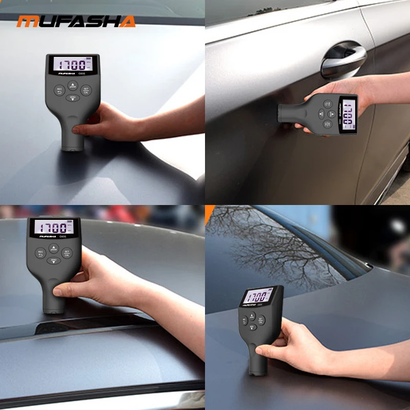 MUFASHA G935 Coating Thickness Gauge 0.1 Micron 0~1900um Fe and NFe Car Paint Film Tools Thickness Tester