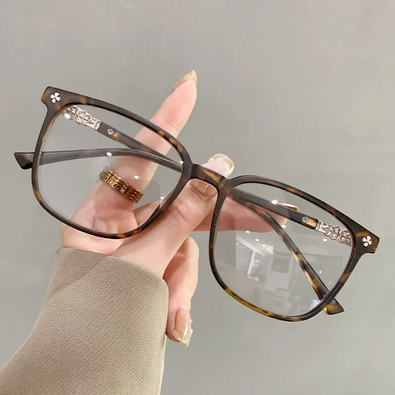 MDOD Myopia Glasses Plastic Metal Frame Gray 5