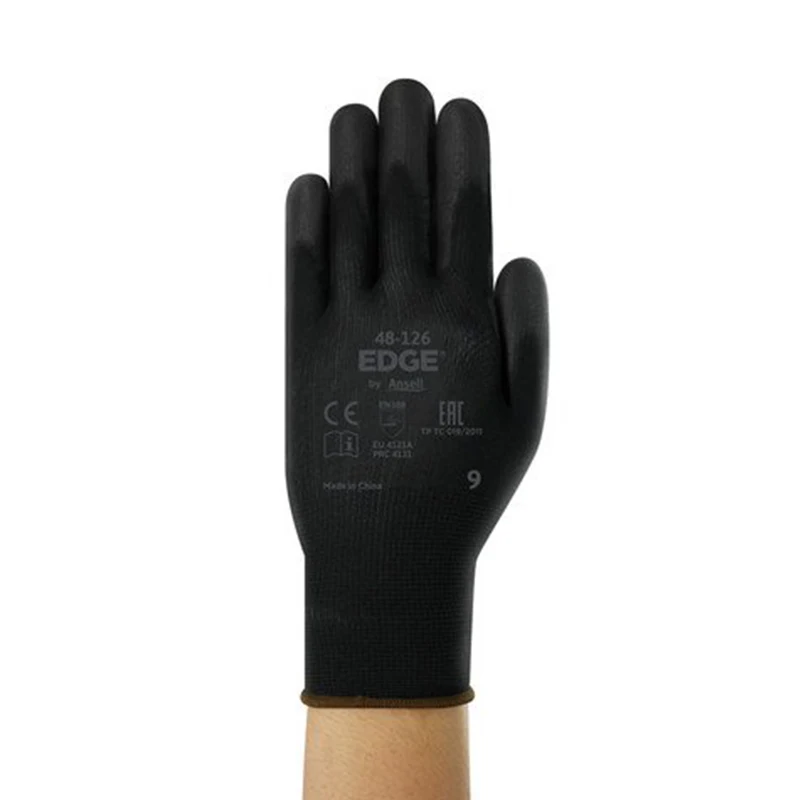 12 คู่ Ansell 48-126 Esd Hand Labor Protection Construction Protective Industrial Work Safety Gloves