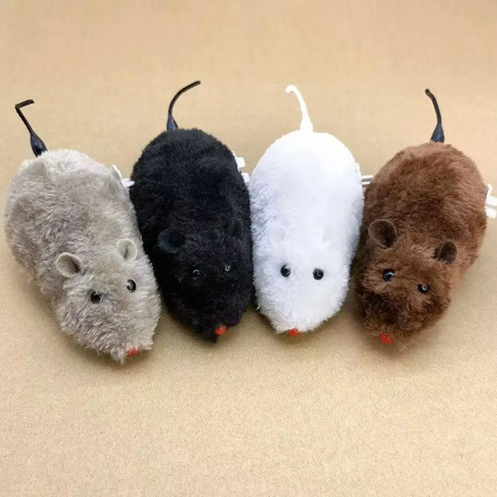 Interactive Simulation Mouse Cat Toy Automatic Sound Pet Toy Durable Bite-proof Suitable for Indoor Cats and Dogs Pet Supplies