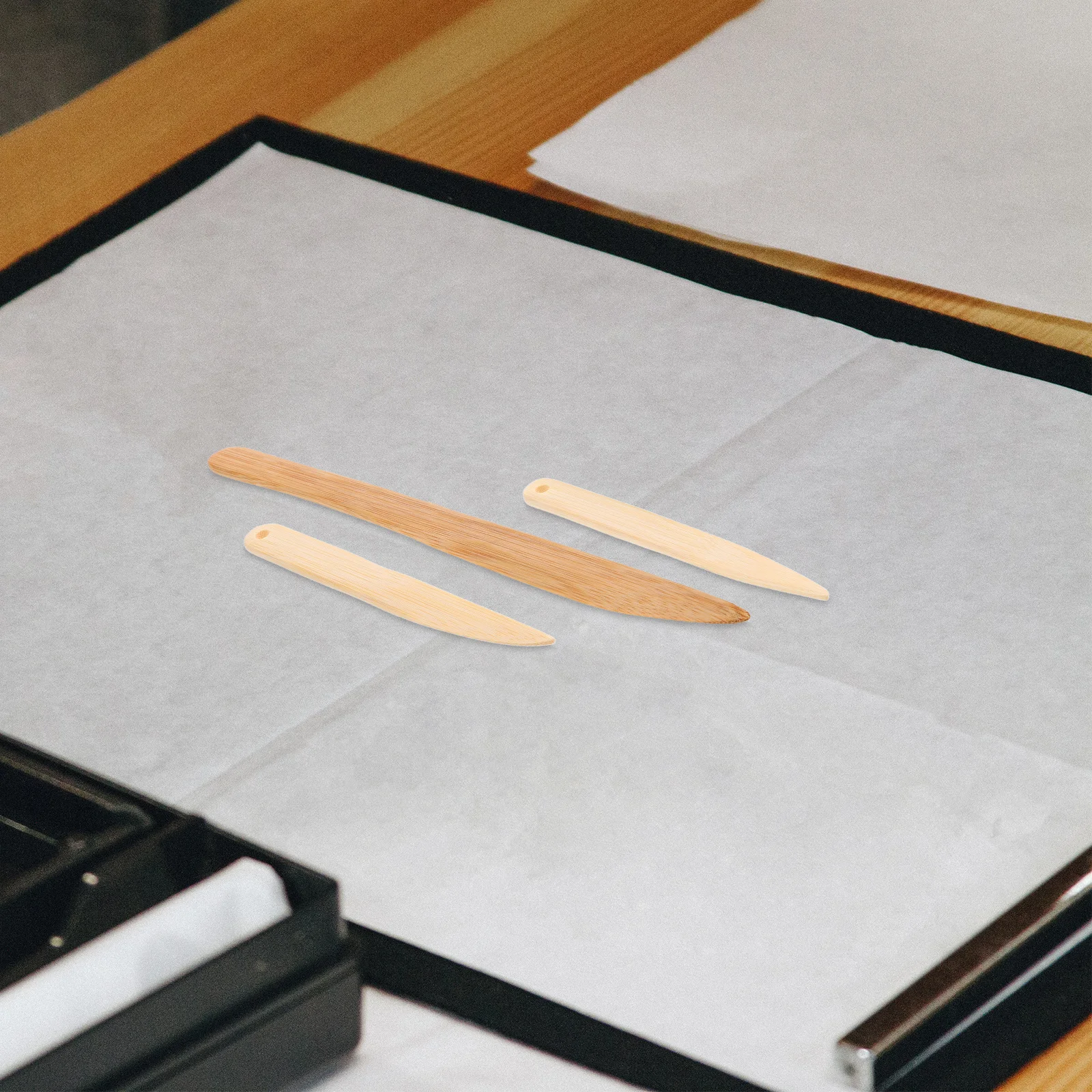 3 قطعة سكين خشبي صغير الخط الصيني الة قطع الورق خمر نمط المحمولة شوان أداة قطع الورق DIY بها بنفسك الحرف اليدوية