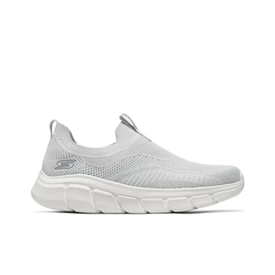 Skechers Bob's Abrasion Resistant Breathable Abrasion Resistant Breathable Low top Casual Running Shoes Men's Gray 118107-GRY view 3