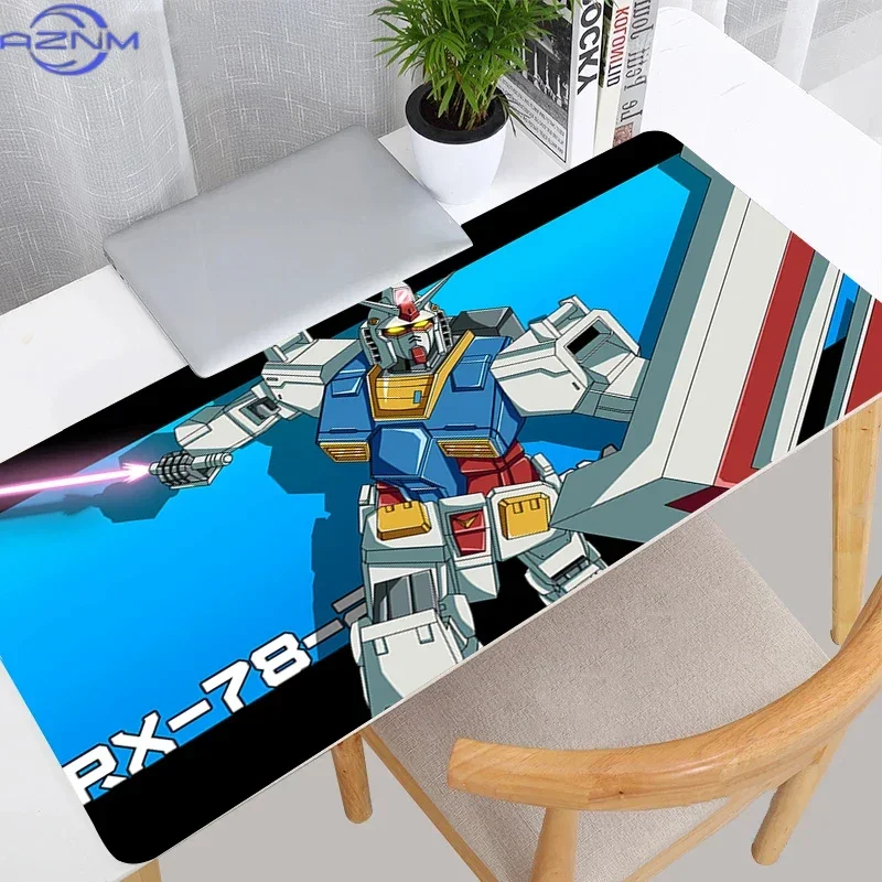 Laptop Mouse Pad Anime Mechanical Warrior RX-78-2 G-gundam Gamer Computer Desk Mat Popular Mouse Mat Non-Slip Gaming Mousepad