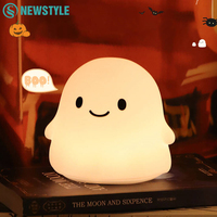 Funny Float Night Light Cute Silicone Tap Sleeping Nightlights Rechargeable Timing Beside Lamp For Nursery Lighting