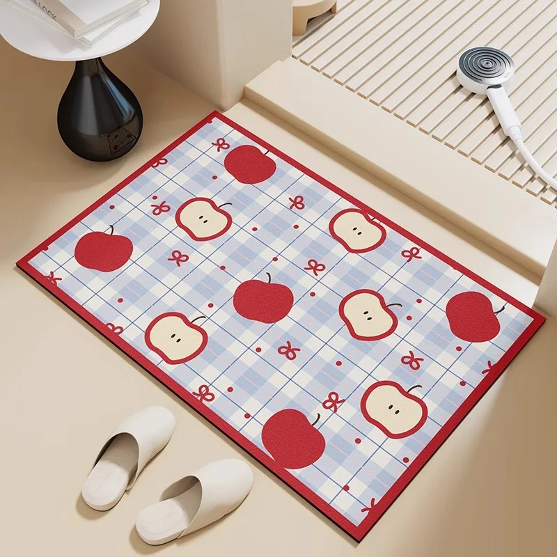 พรมปูพื้นห้องน้ํา, พรมดูดซับดินแบบไดอะตอมเฉพาะในห้องน้ํา, พรมปูพื้น, พรมกันลื่นสําหรับห้องน้ํา