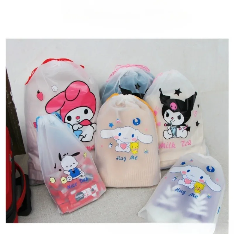 5 pezzi carino Kuroko's Basketball Cartoon Nursery Travel Outdoor Storage Bag Organizer per scarpe e vestiti