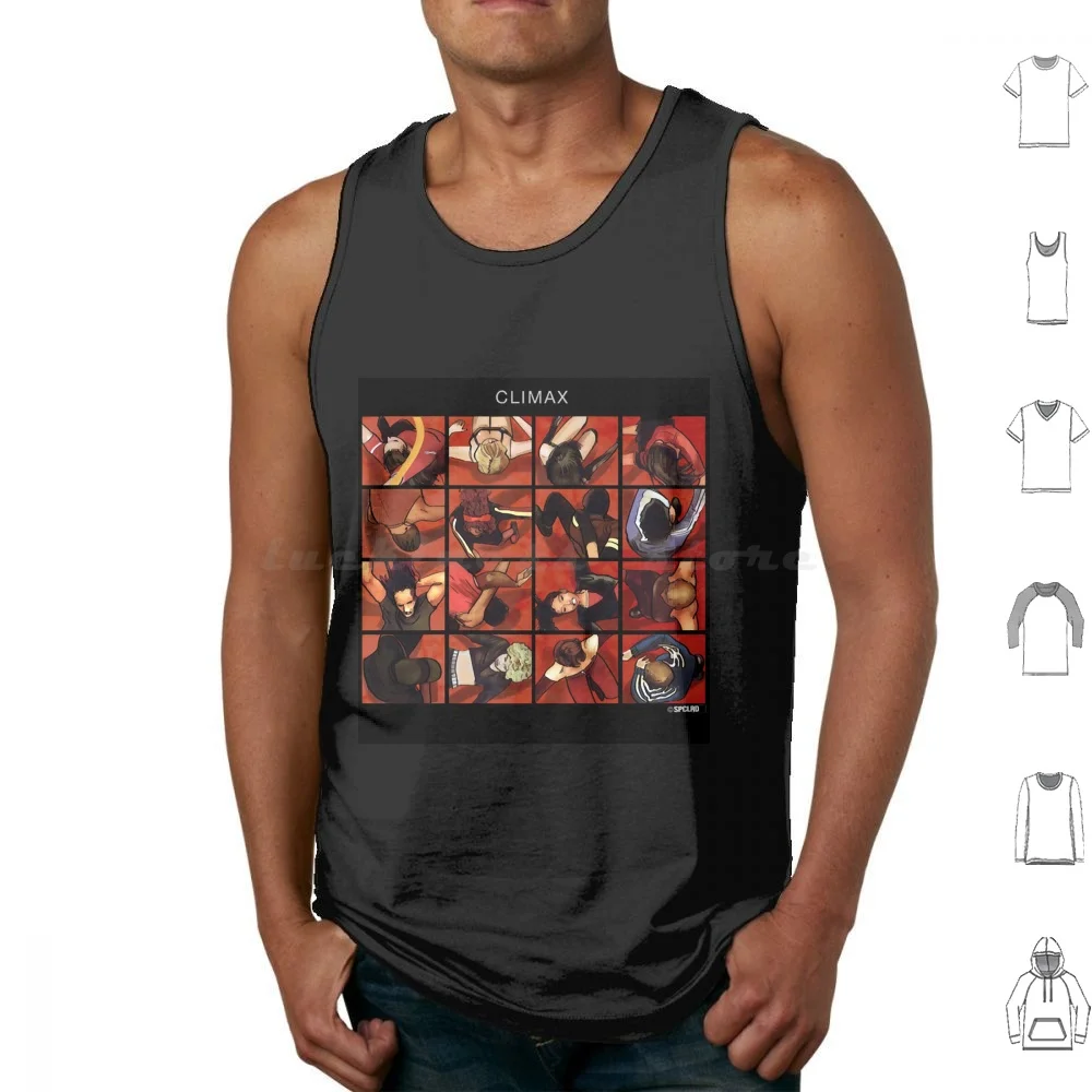 Climax Camisetas sin mangas Estampado Algodón Climax Película Climax Bailarines Dancing Spacelord Gaspar Noe Spclrd