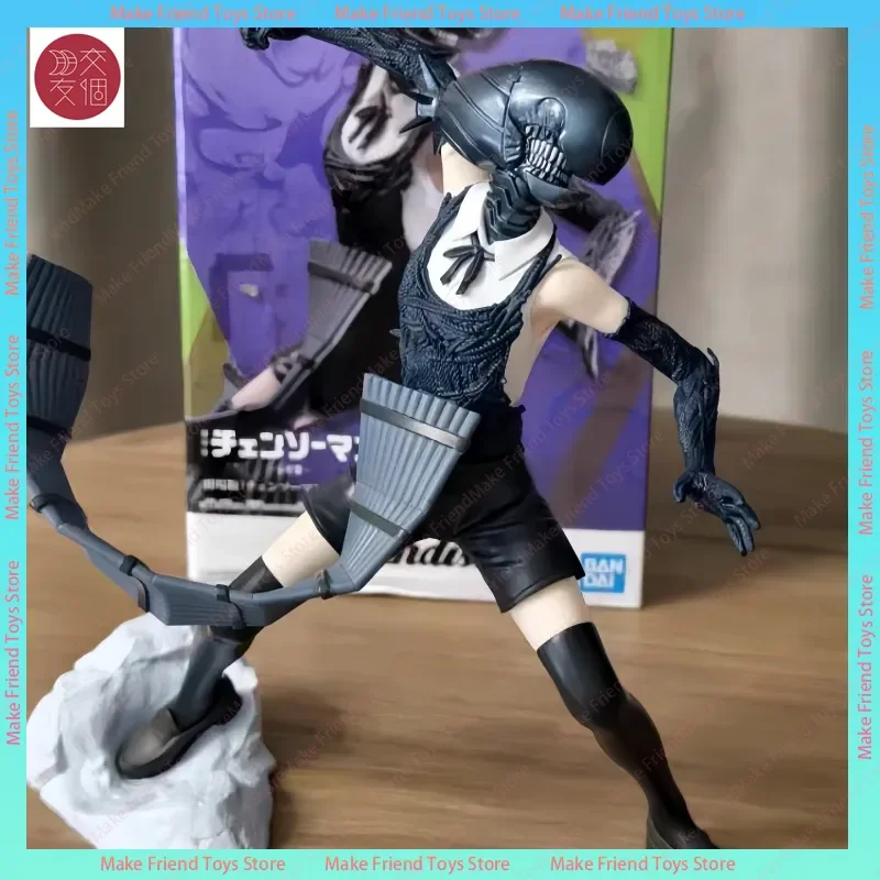 Véritable Bandai Banpresto tronçonneuse homme Grandista Reze PVC Original Anime Figure modèle Garage Kit Collection ornement jouets cadeaux