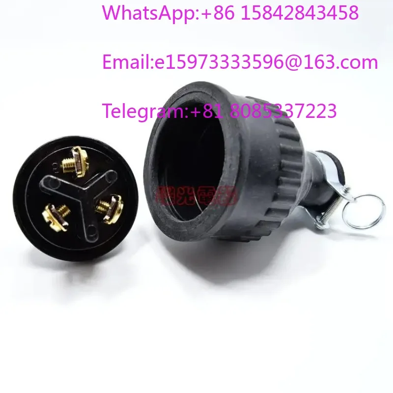 AU Standard Three Flat Pin Industrial Plug WJ-2320 20A 250V Rubber Bakelite Assembled Wiring sory