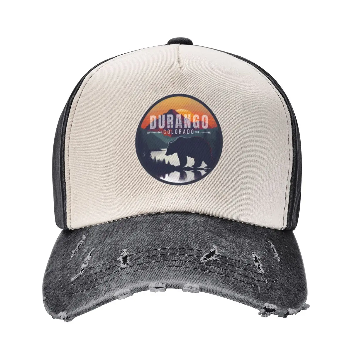 

Durango Colorado Retro Landscape Baseball Cap tea Hat hard hat Funny hats hiking hat Caps For Women Men's