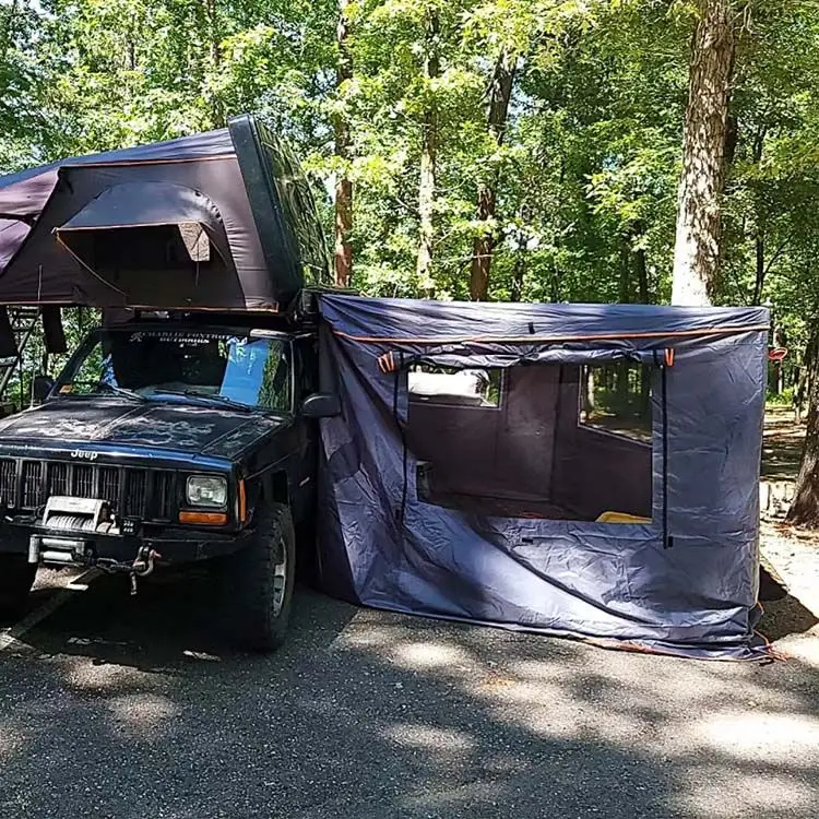 

Camping Car Side Foxwing Awning 270 Degree Foxwing Car Side Awning Tent With Annex