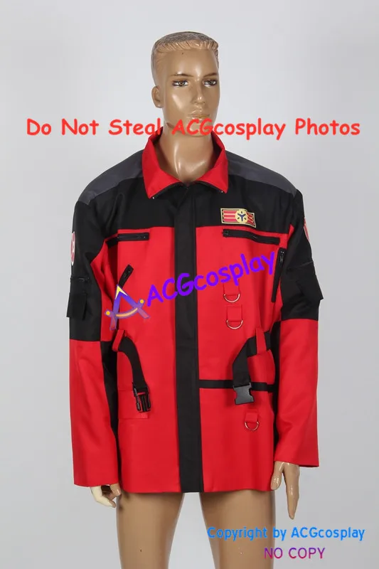 Carter Grayson Jacket Cosplay Costume acgcosplay Red Jacket cosplay