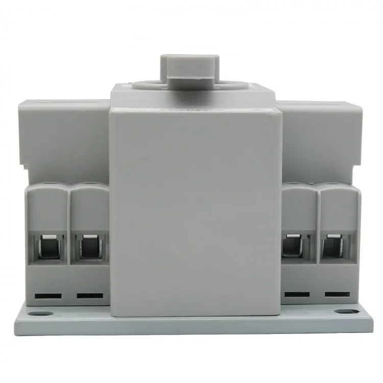 Dual Power Automatic Transfer Switch 2P 63A 220V 150*138*115mm Toggle Switch