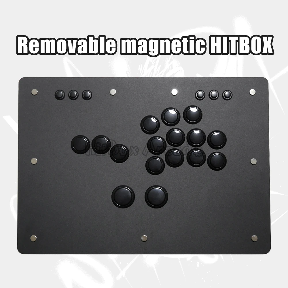 

FunFortress Hitbox Leverless Crossup Arcade MAG-TEK8 Tekken 8 Fighting Game Hitbox Controller Sanwa OBSF For PC/PS3/PS4/NS