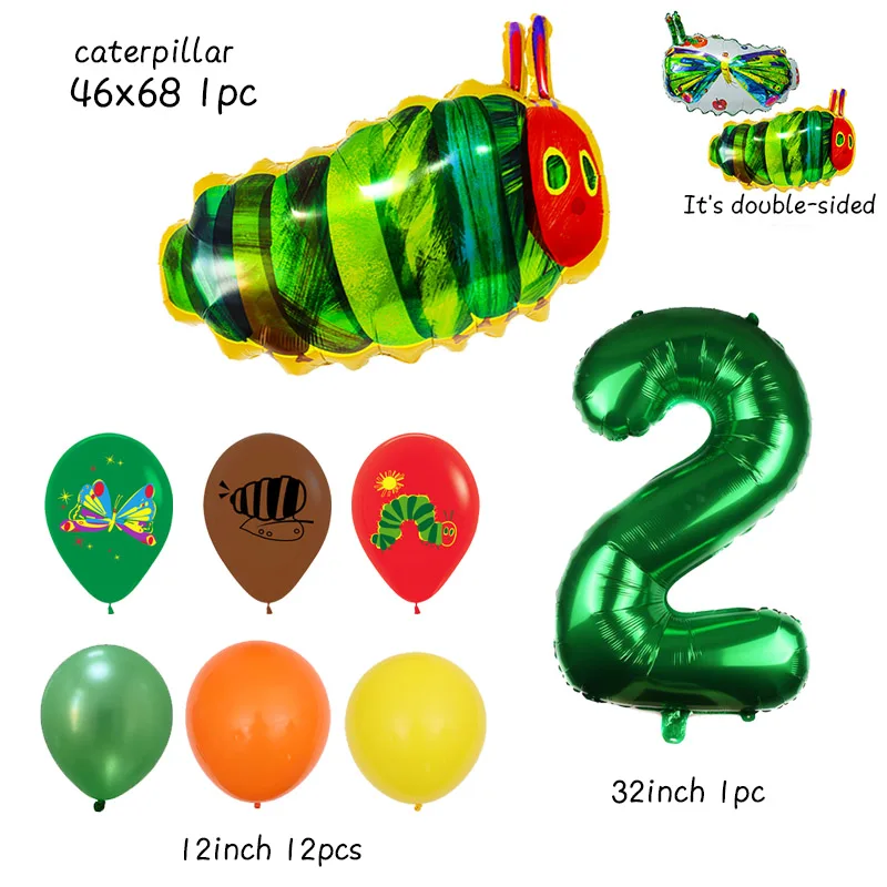 caterpillar Balloon kids Birthday Party Supplies Decoration insect ballon Wed Decor Baby Shower