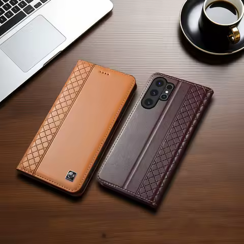 Nappa Real Leather Case For Samsung Galaxy S25 S24 S23 S22 S21 S20 FE Ultra Plus Edge Business Wallet Cover Flip Phone Cases