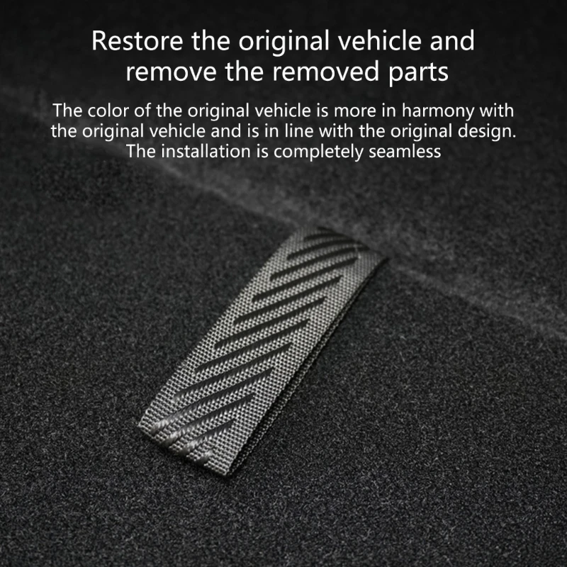 For Tesla Model Y Rear Trunk Rope DrawString Open Tail Box Cover Handle Pull Strap Car Organizer Accessories Mat Protection Pad