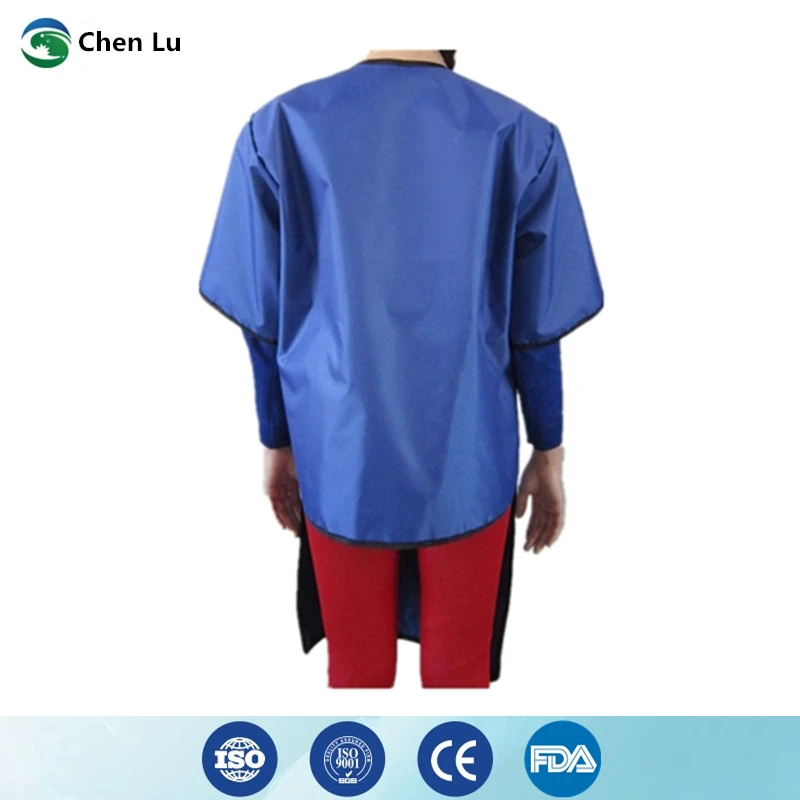 High quality radiation protective short sleeved lead overcoat x-ray gamma ray radiological protection 0.35/0.5mmpb lead clothes