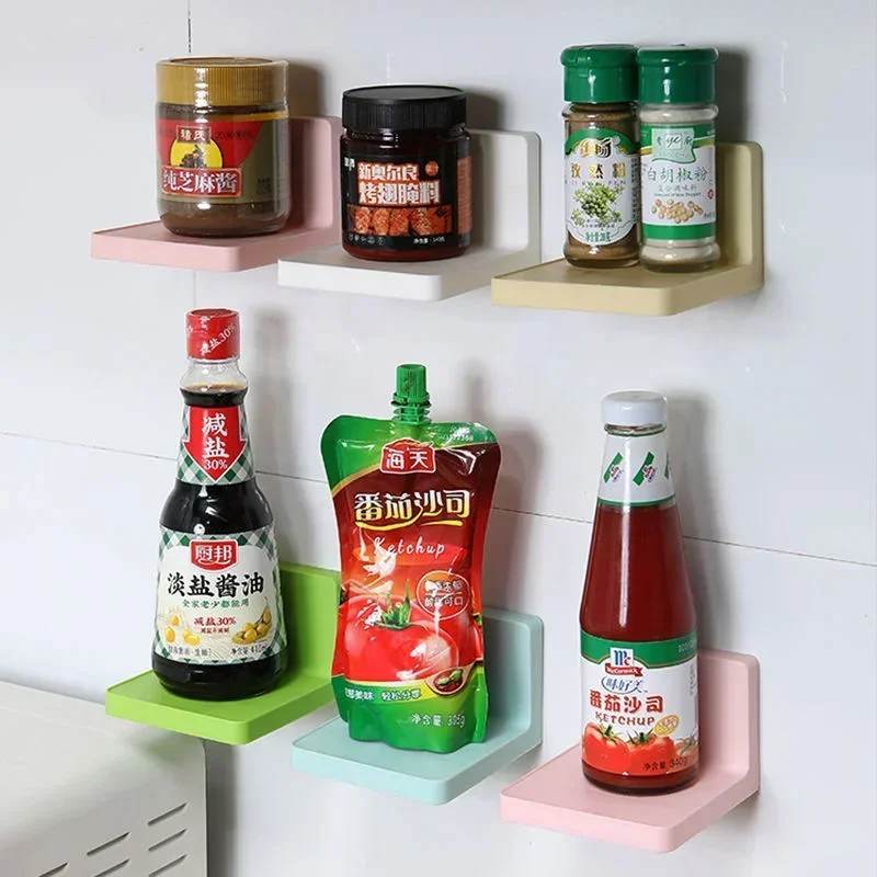 

Полка для ванной комнаты без сверления, мыльница, плавающие полки, пластиковый кухонный органайзер, душевая кабина, полка для специй, бесплатная доставка