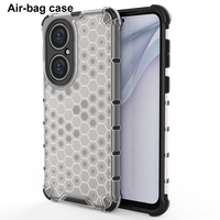 Air-Bag Case for Huawei P50 P40 P30 Pro Lite Honor X8 X9 X7 Nova 9 8i Enjoy 50 Plus Cover Honeycomb Shockproof Clear TPU Cover