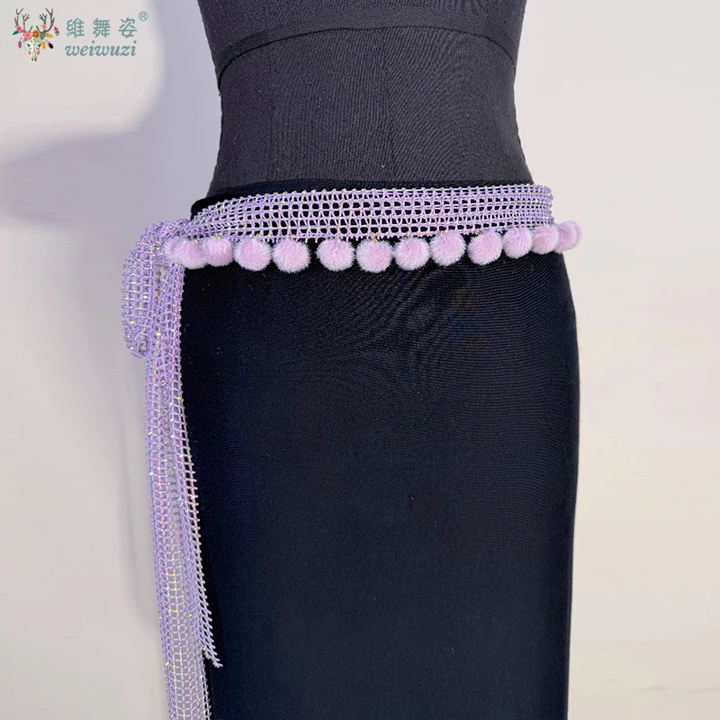 ملحقات سلسلة الخصر لأداء الرقص الشرقي، حزام الماس الشبكي المزخرف لأحزمة مسابقة الرقص الشرقي للنساء البالغات #1