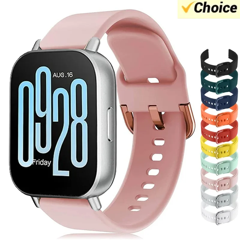 �y�Z�[�����z20 22mm Strap For Redmi Watch 5 lite Sport Band For Xiaomi Mi Watch 5 Active Silicone Wristband Bracelet smart Watch Accessories