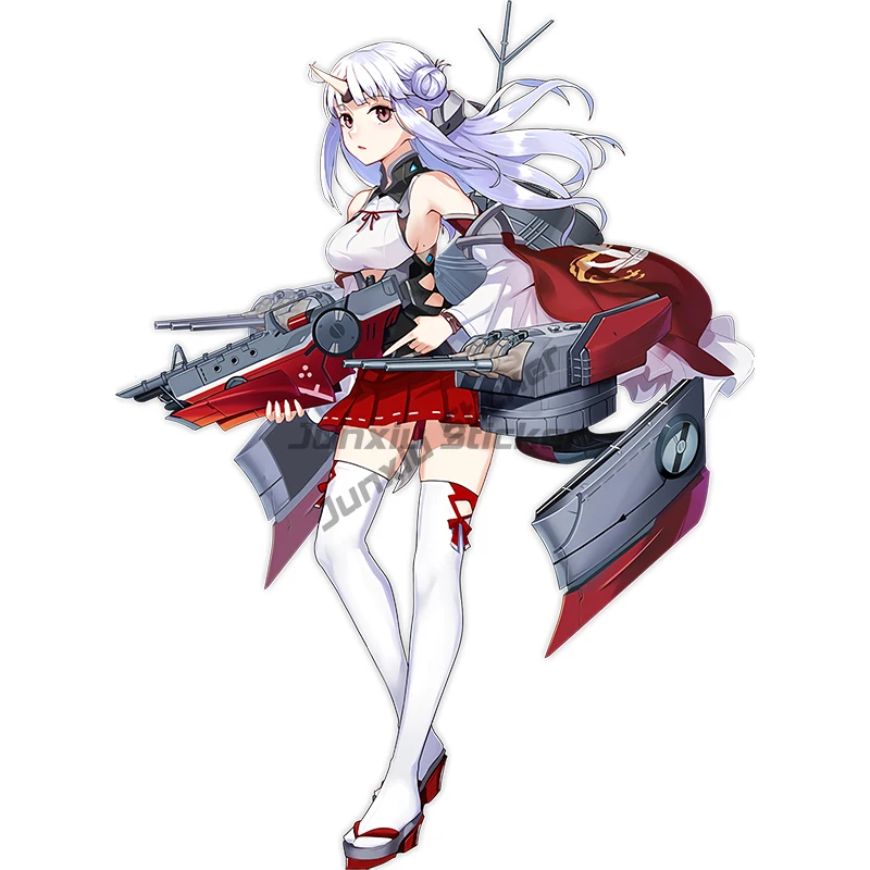 Most complete Azur Lane IJN Yamashiro PVC Anime sticker for car bike motorcycle laptop wall stickers decals