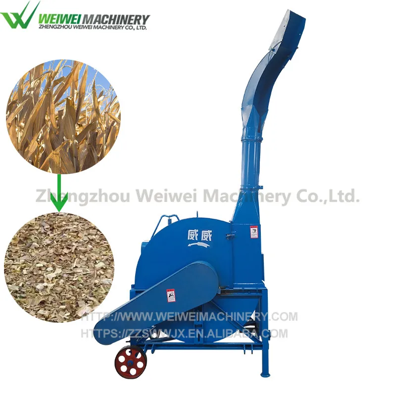 China Weiwei Machinery Large Size 9ZP Grass Chopper Machine Brand New Condition
