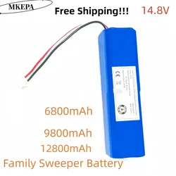 14.4V 4S2P 6800mAh/9800mAh/12800mAh Mijia rechargeable vacuum cleaner lithium-ion battery, Pro M9 Pro M8 Pro M7R1