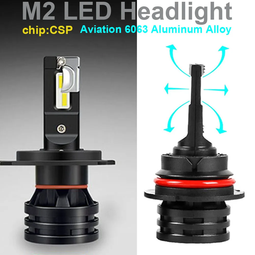 

M2 Car Light 9005 9006 H7 16000LM H11 LED Lamp Car Headlight Bulbs H4 H1 H3 H8 H9 9012 H13 9007 Turbo Auto LED Bulbs Motorcycle