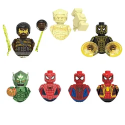 X0328 Marvel Superhero villain Green Demon Flyer Bricks Cartoon Character Building Block Educational Boy Toy Birthday Present