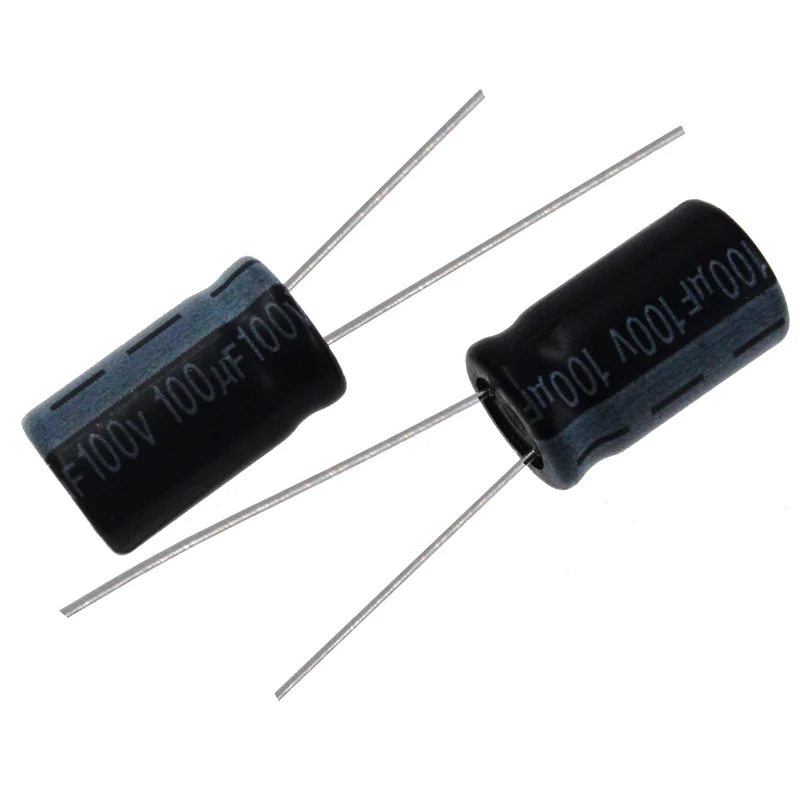 100MFD 10pcs 100uF 100V 100Volt Alumínio 100mf100v 10*16mm Radial Capacitor Eletrolítico 100uf100v 100v100mf 100v100uf