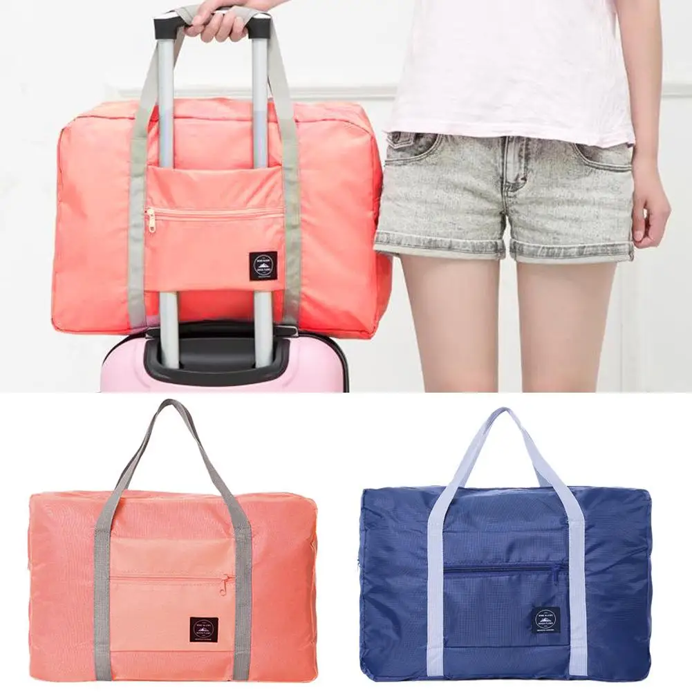 

1/2pcs Multifunctional Folding Travel Bag Single Shoulder Hand Luggage Bag Large Capacity Luggage Storage Waterproof 2026