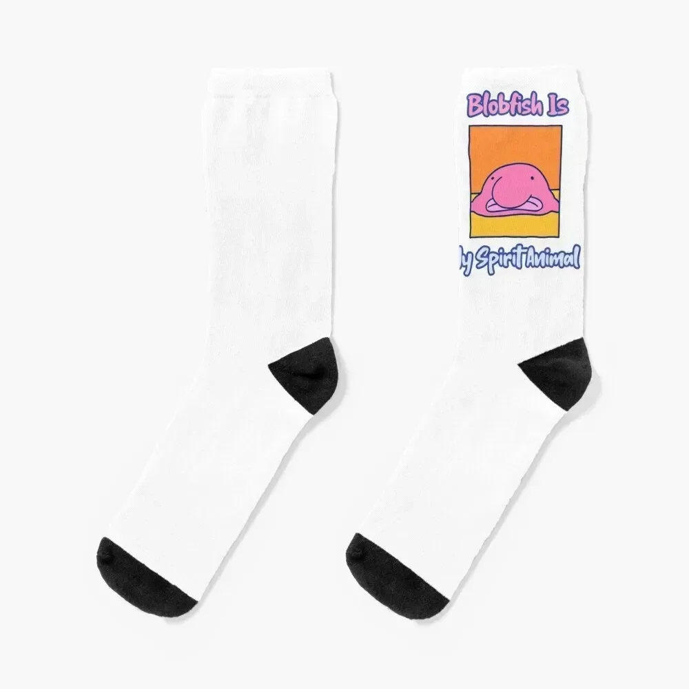 

Blobfish Is My Spirit Animal Funny Gift Socks Run heated basketball Ladies Socks Men's