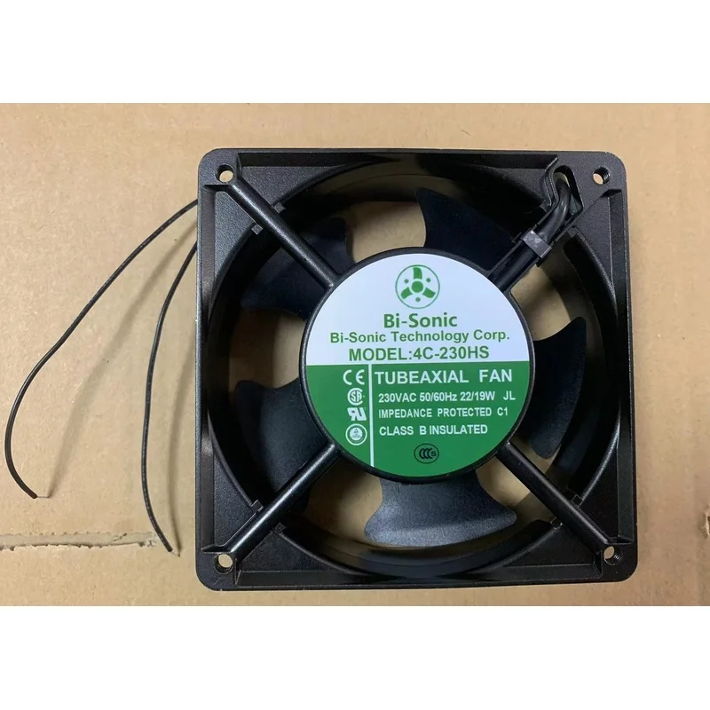 MY 1 PCS For BI-SONIC Fan 4C-230HS AC 230V 22/19W 120*120*38MM 2 WIRE