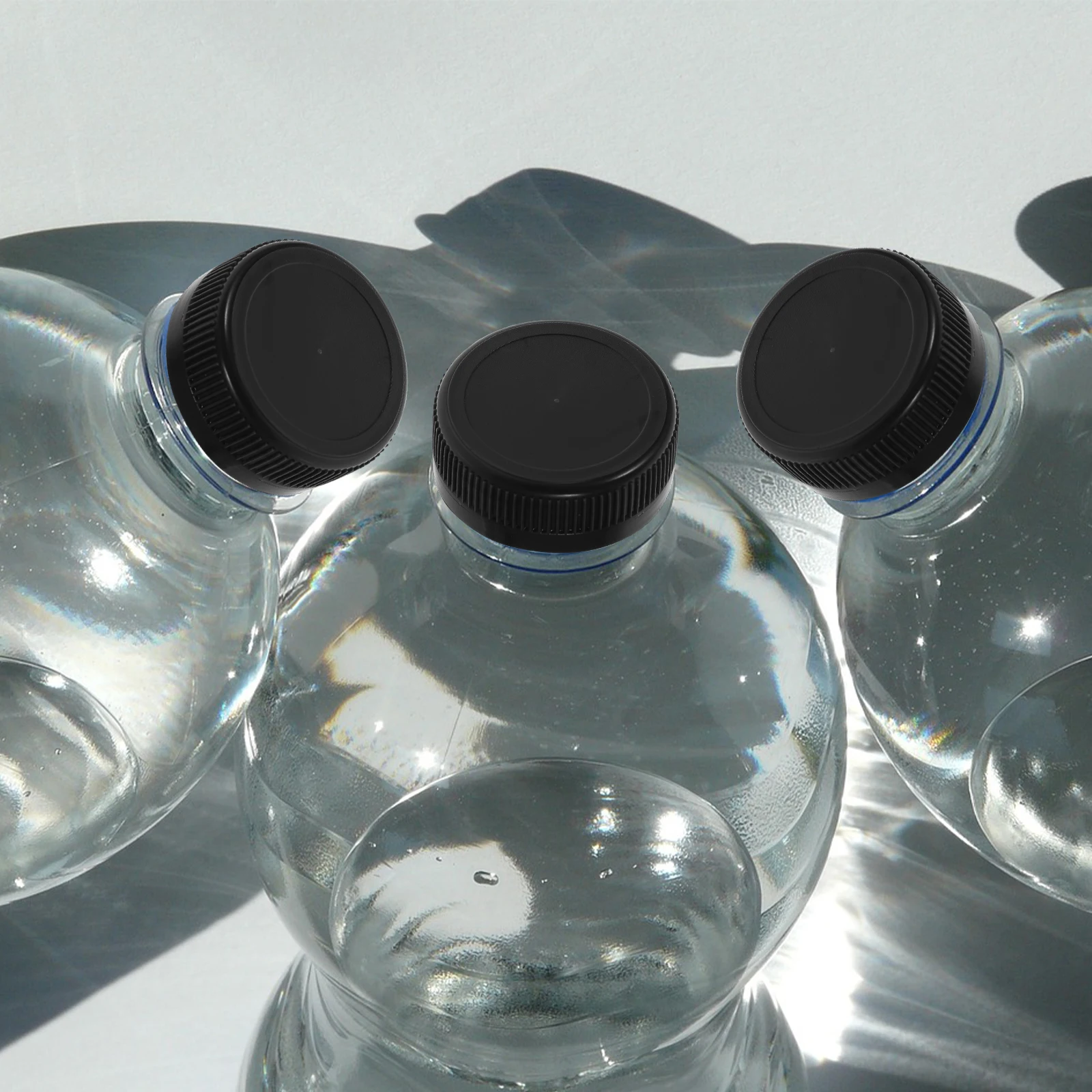 100 Uds. Tapas de botellas de plástico de 30mm para manualidades para niños Color verde accesorios de agua reutilizables DIY educación Montessori