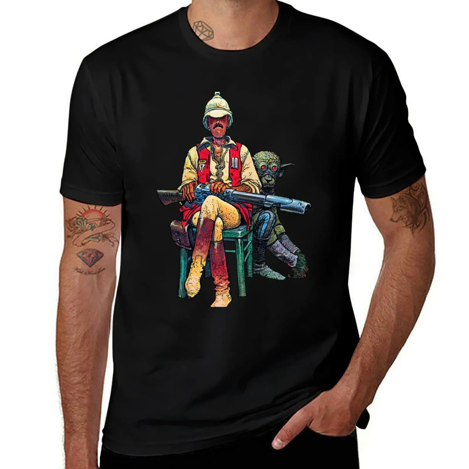 

moebius, major grubert, metal hurlant, heavy metal, garage hermetique, airtight garage, T-Shirt quick-drying clothes for men