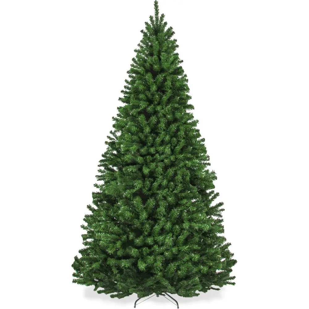 

Best Choice Products Artificial Christmas Tree, 9ft Premium Unlit Realistic Spruce Holiday Décor w/Dense Branches, Easy Assembly