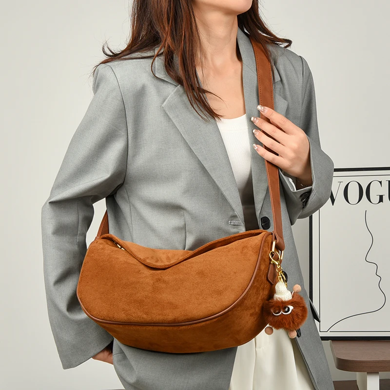 

Casual PU Leather Shoulder Bags for Women Crossbody Handbag Tote Trendy Designer Satchel Ladies Purses High Quality Travel Work