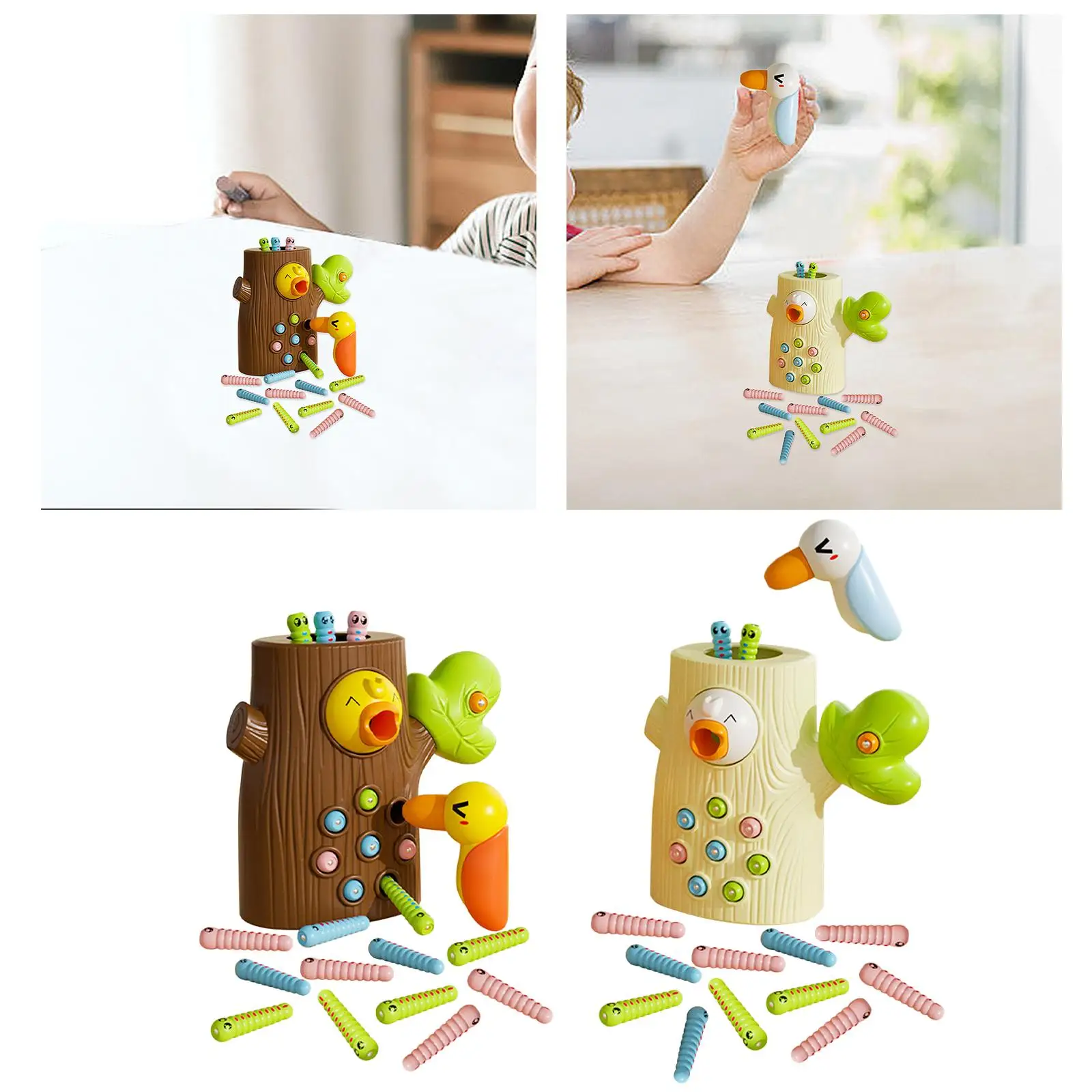 Pecker Feeding Sorting Toy Coordination Develop Portable Bird Feeding Game for Preschool Gifts Birthday Girls Boys Activity