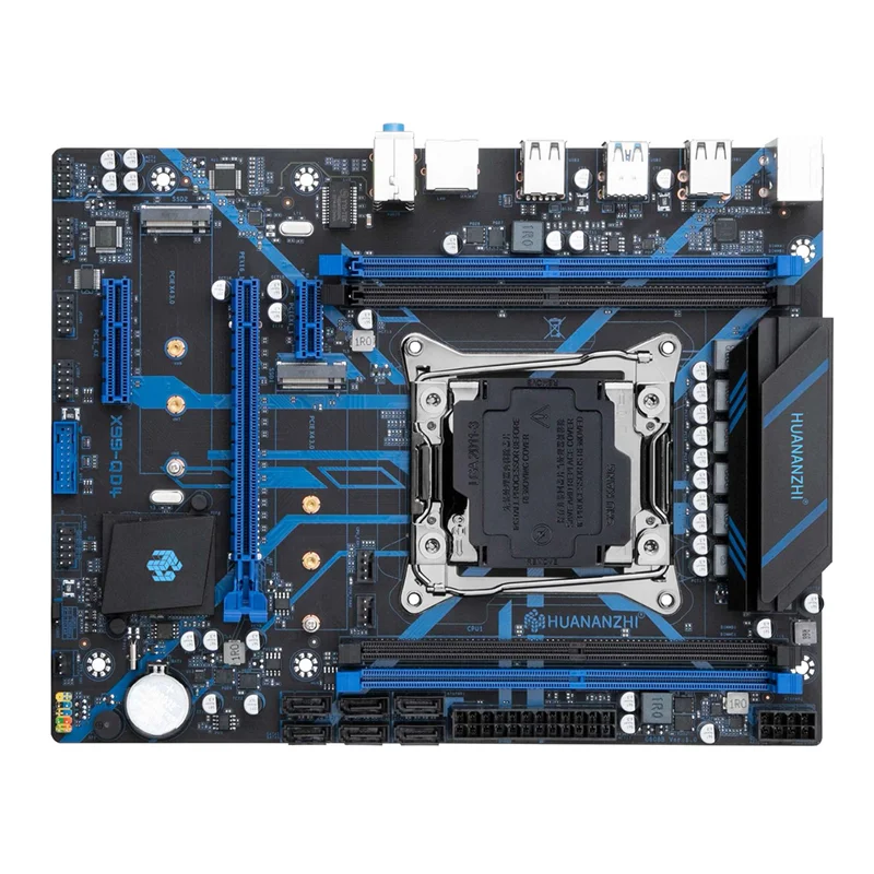 HUANANZHI X99-QD4 Motherboard Supports Intel LGA2011-3 Processor Supports 4 Channel DDR4 2400/2133/1866MHz Memory