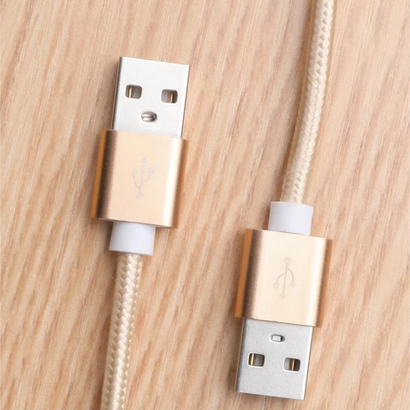 Double USB to USB Extension Cable For TV Box PC Radiator SSD Hard Disk Laptop Car USB A Cable Male to Male USB Extender Cord
