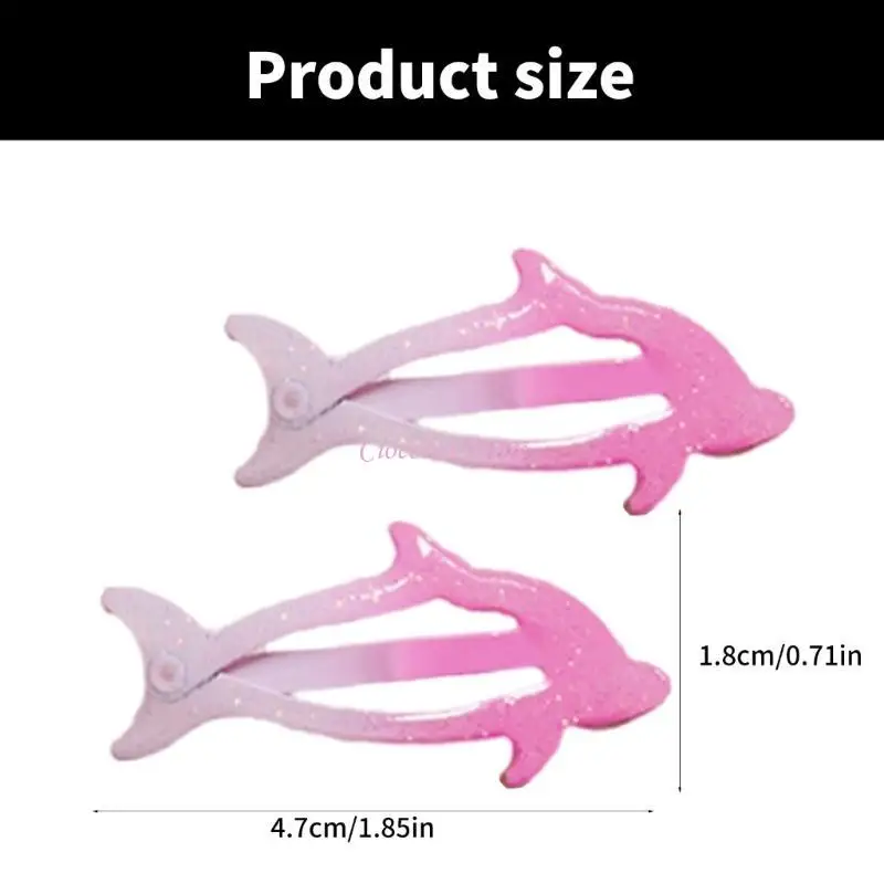 Y1UB 1 par bonitos tocados delfines, tocado, pinzas laterales para pinzas para pasadores para