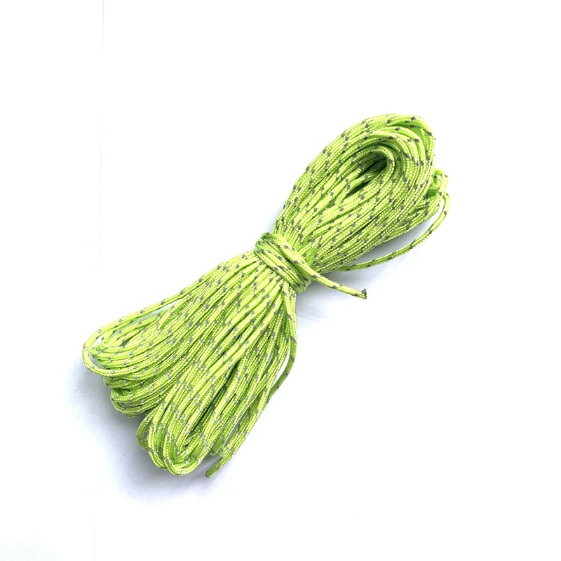 20m 3mm Reflektierendes Paracord Zeltseil Camping Markisenleine Abspannleine – Detail 8