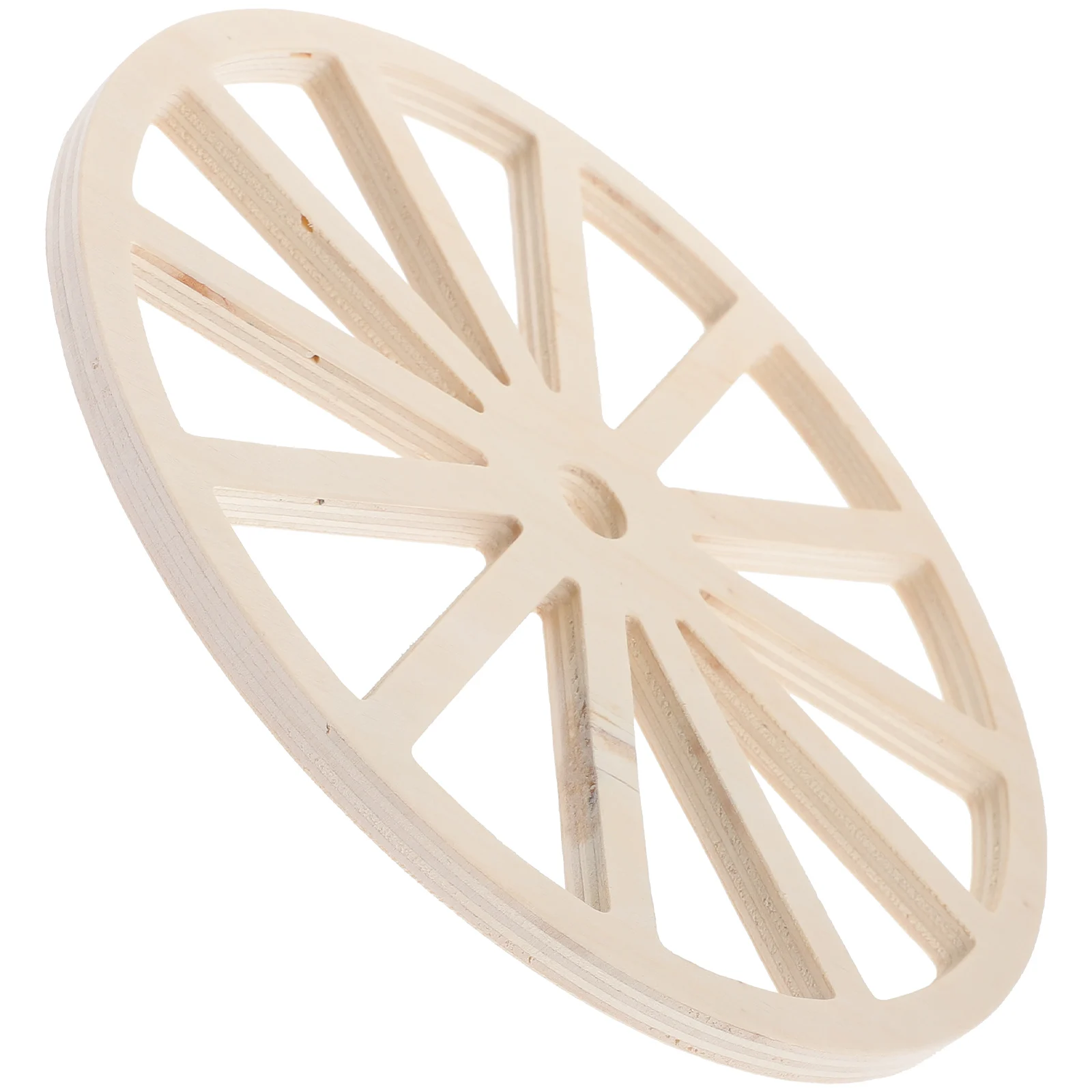 Wooden Wheel Decor Home Garden Art Wall nament Craft DIY Accessory Wall Art Home nament